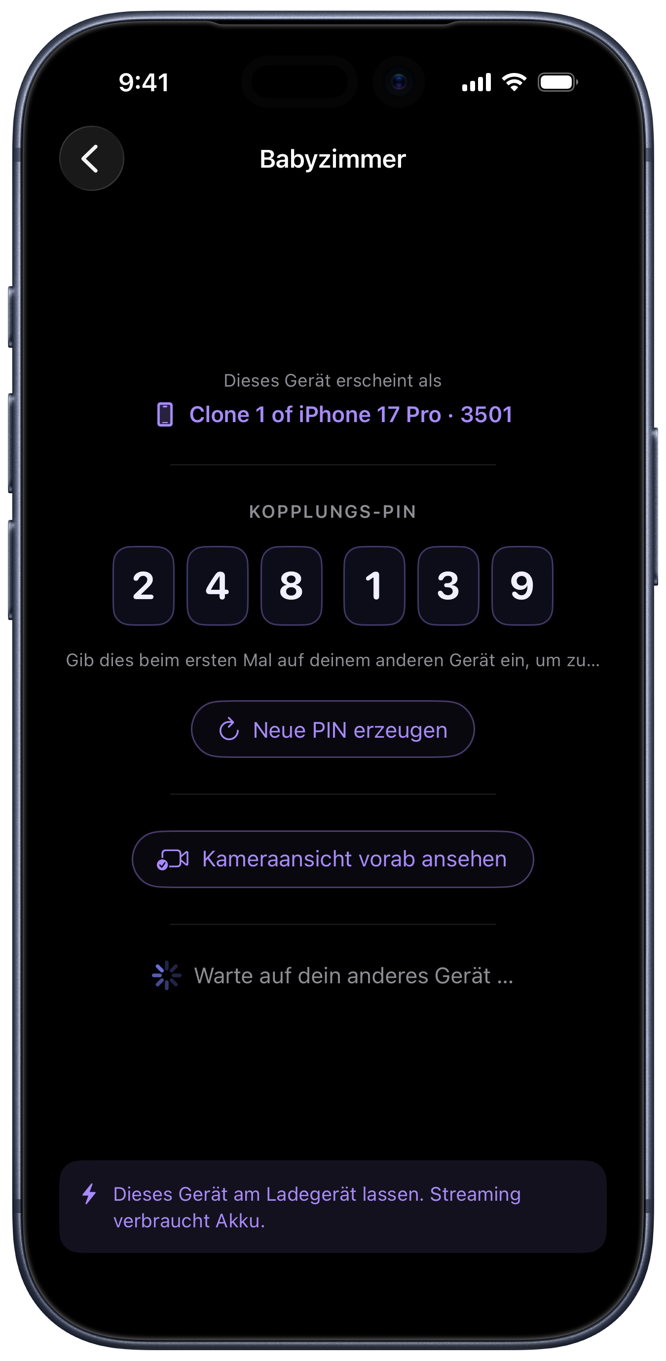 Mit PIN koppeln