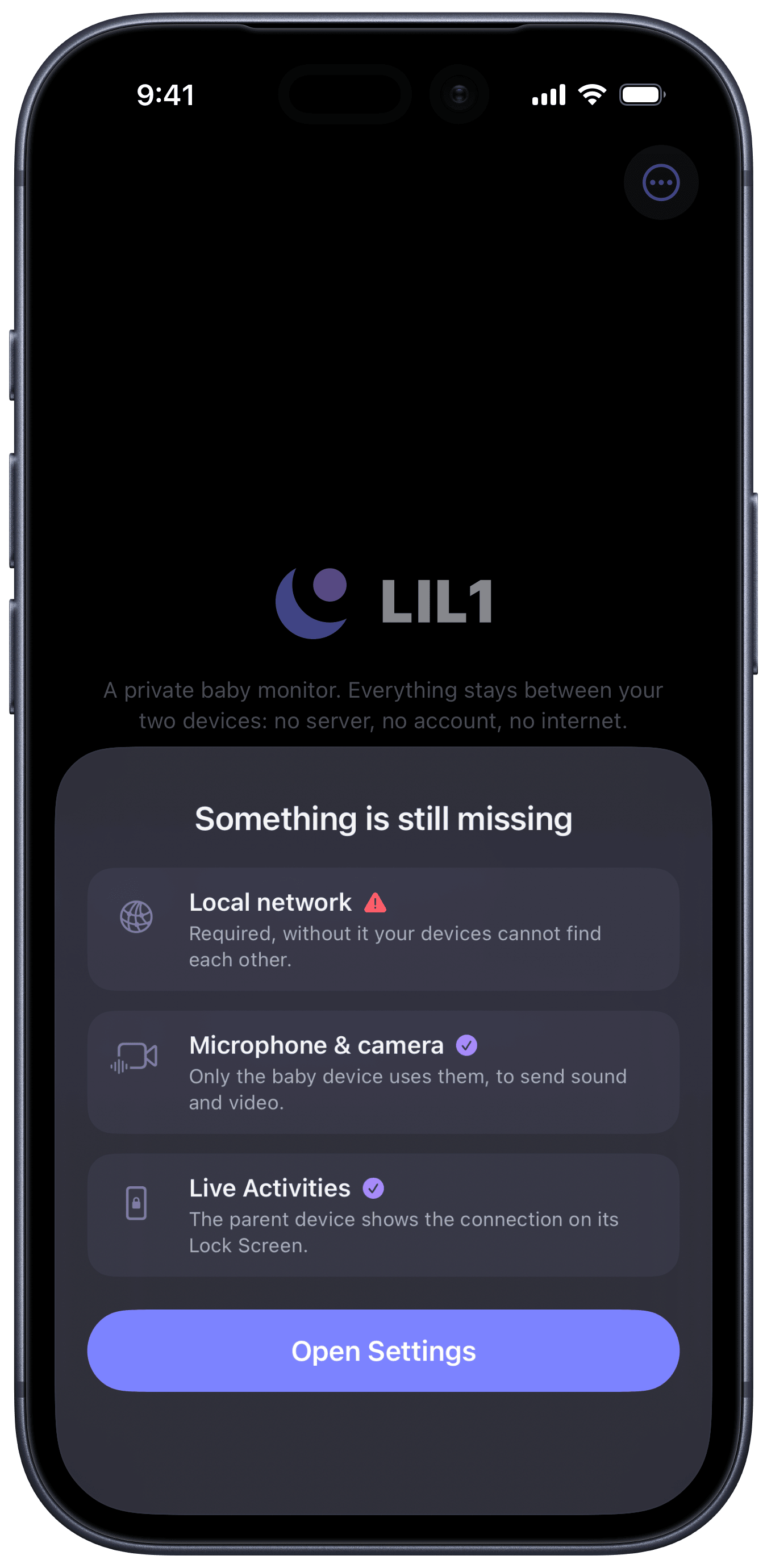 Microphone and camera permission check (iPhone)